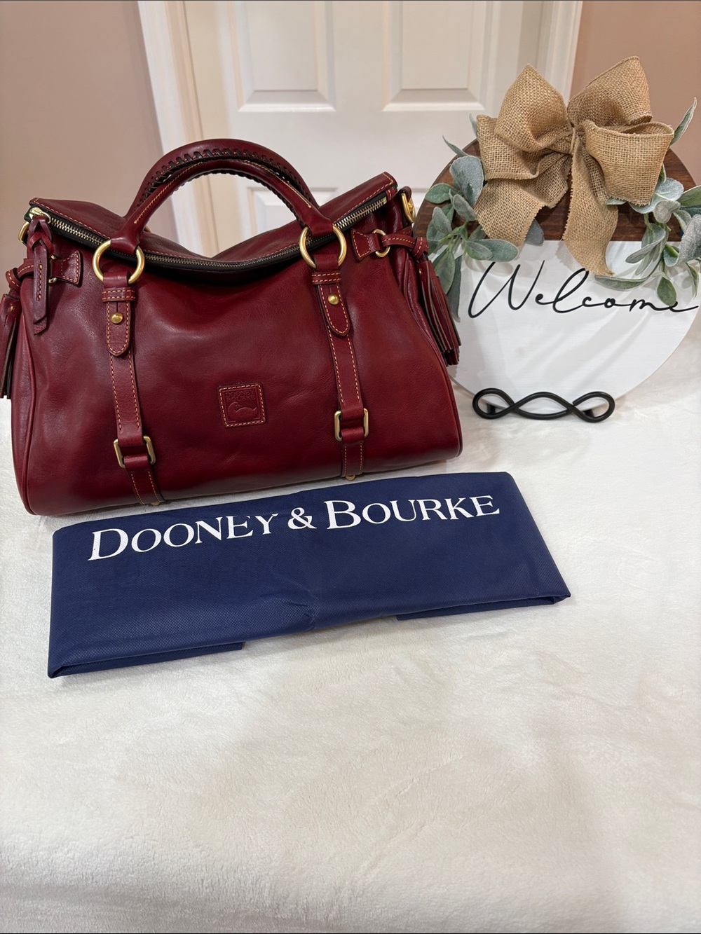 NWT Dooney&Bourke Florentine Leather Satchel